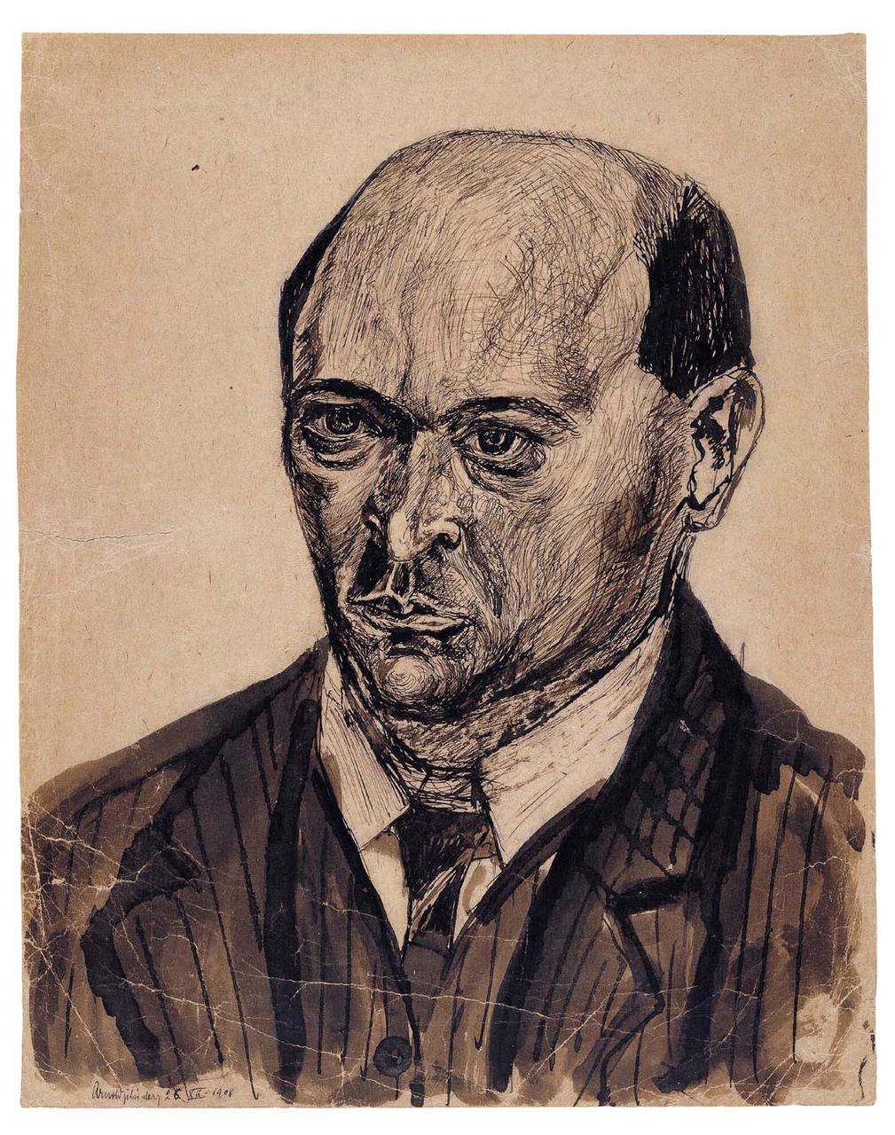 A self-portrait by Schoenberg